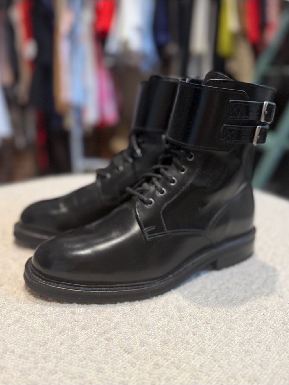 Allsaints Brigade Leather Boots View 4
